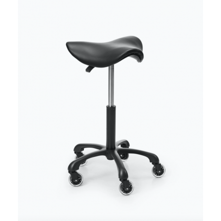 Sadelstol matt black